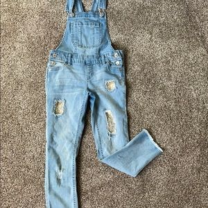 Girls size 8 overalls